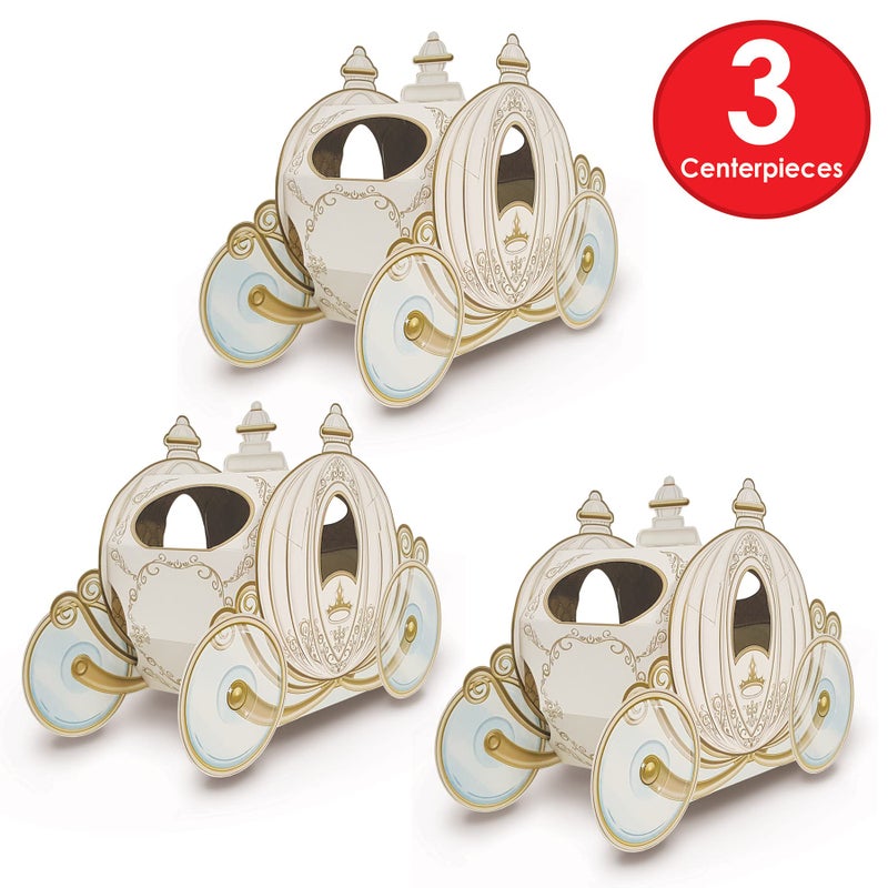 Beistle 3-D Carriage Centerpiece Pack of 3 - Image 3